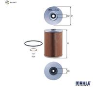 MAHLE OX 32D Oil Filter - Oil Filter with Gasket / Gasket Set