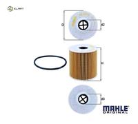MAHLE ORIGINAL OX 339/2D Oil filter