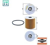 MAHLE ORIGINAL OX 339/2D Oil filter