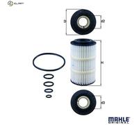 OIL FILTER OX 345/7D FOR MERCEDES-BENZ LASS CLK/Convertible GLK-CLASS/SUV