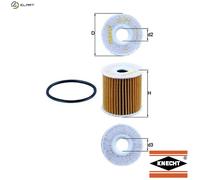 MAHLE OX 346D Oil Filter - Oil Filter with Gasket / Gasket Set