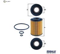 MAHLE OX 347D Oil filter