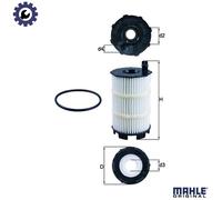 Oil filter Filter Insert OX 350/4D KNECHT for AUDI VW LAMBORGHINI