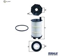 Oil filter Filter Insert OX 350/4D KNECHT for AUDI VW LAMBORGHINI