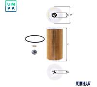 Mahle Original Oil Filter Insert OX 365/1D KNECHT - for Lancia, Jeep, Chrysler