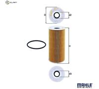MAHLE Oil Filter - OX366D