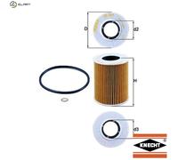 Mahle Oil Filter OX369D fits Hyundai Accent Getz Matrix - Genuine Part