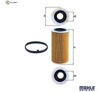 MAHLE OX 370D1 Oil filter