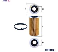 Oil Filter OX370D1 Mahle 30757730 30788490 30788821