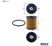 Oil Filter fits CHRYSLER Mahle 0071765460 0073500049 00K68094002AA 00K68630130AA