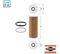 Oil filter Filter Insert OX 381D KNECHT for AUDI VW PORSCHE