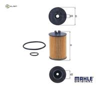OIL FILTER OX 382D FOR MERCEDES-BENZ M266.960/980 2.0L M 266.940 1.7L 4cyl