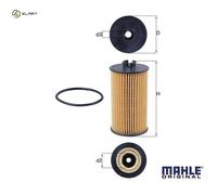 MAHLE Oil Filter - OX401D