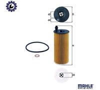 BMW 1 2 3 4 5 6 Series X1 X3 1.6 2.0 3.0 D Oil Filter MAHLE OX404D