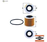 MAHLE ORIGINAL OX 416D1 Oil filter