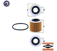MAHLE ORIGINAL OX 416D1 Oil filter