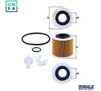 Mahle Original Engine Oil Filter OX 416D2 - With Gasket Set