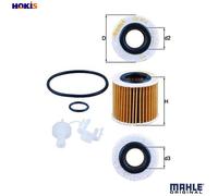 MAHLE OX 416D2 Oil filter