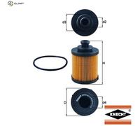 Oil Filter OX418D Mahle 55197218 1539601 93186856 4708750 1651086J000