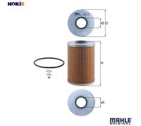 MAHLE OX 41D Oil Filter - Oil Filter with Gasket / Gasket Set