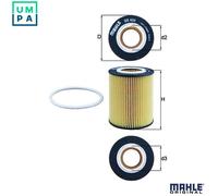 Oil filter Filter Insert OX 433D MAHLE for VOLVO LAND ROVER