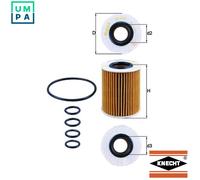Oil Filter OX437D Mahle 98018448 898018448Y 5650375 70379541 OX437DECO Quality