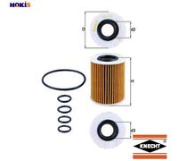 OIL FILTER OX 437D FOR VAUXHALL ASTRA/Mk/VI CHEVROLET TRAX/SUV TRACKER CRUZE