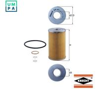 Mahle Oil Filter OX47D Mercedes Benz - Precision OE Matching Fit & Quality
