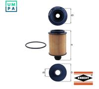 MAHLE Oil Filter - OX553D