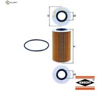 MAHLE OX 554D1 Oil filter