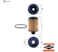 Oil filter Filter Insert OX 559D KNECHT for SAAB OPEL CHEVROLET