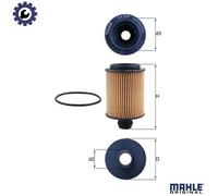 Oil filter Filter Insert OX 559D KNECHT for SAAB OPEL CHEVROLET