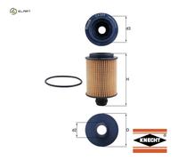 Mahle Oil Filter OX559D fits Vauxhall Astra Insigna - Genuine Part