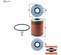OIL FILTER OX 68D FOR ALPINA BMW 3/E6/E46/Convertible/5 M30 B30 3.0L 6cyl B10