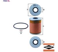 MAHLE OX 68D Oil filter