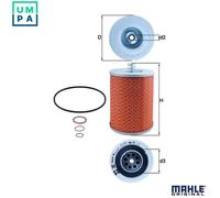 OIL FILTER OX 71D FOR D 2565 M/168 9.5L 5cyl OM357.909 OM356.994/940/947 6.0L