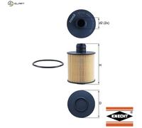 Mahle Original Oil Filter for Opel Combo B05 1.6D/2.0D 2012-on 0650111/650111/95511489