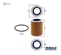 OIL FILTER OX 825D FOR BMW 1/F20/3/F3 N13B16A 1.6L 4cyl 1 F20