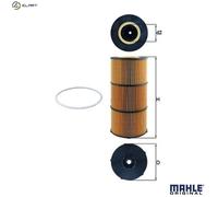 OIL FILTER OX 832D FOR MERCEDES-BENZ ANTOS AROCS ACTROS/MP4/MP5 12.8L 6cyl AROCS