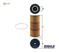MAHLE Oil Filter OX832D OX 832D Fits MERCEDES & MITSUBISHI