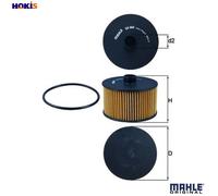MAHLE Oil Filter - OX968D