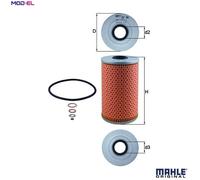 MAHLE Oil Filter Element - OX96D