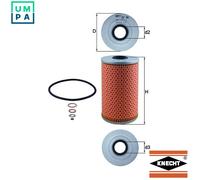 Mahle Original Oil Filter Element OX96D - Fits Range Rover P38A, Opel Omega B, BMW E34/E36