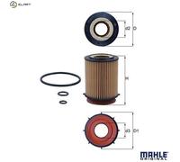 OX 982D Oil Filter Fits Infiniti Q30 Q50 Qx30 Q60 Coupe Mercedes CLA Coupe Mahle