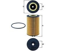 Oil Filter OX1140D Mahle 9341800009 9341840225 A9341800009 A9341840225 72426677
