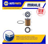 Oil Filter OX1237D Mahle 1624797780 1680682480 9814560680 2189433 2257375 New