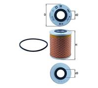Oil Filter OX15D Mahle 8001200 9709002300 1531639 3618686 1852331R91