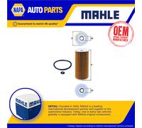MAHLE Original Oil Filter OX201D - OE Fit for Mercedes A-Class/B-Class/Vaneo
