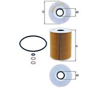 Oil Filter OX254D2 Mahle 11427834734 11427840594 7834734 7840594 70353367 New
