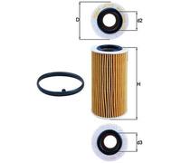 MAHLE Oil Filter - OX370D1